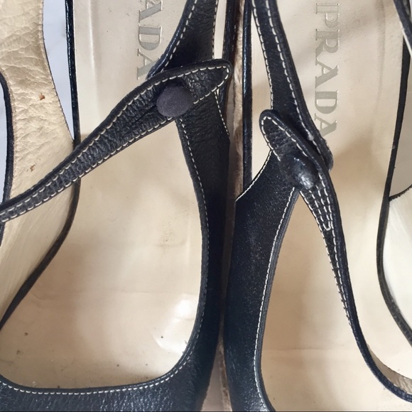 Prada sandals platform espadrille wedge sandals - Picture 5 of 8